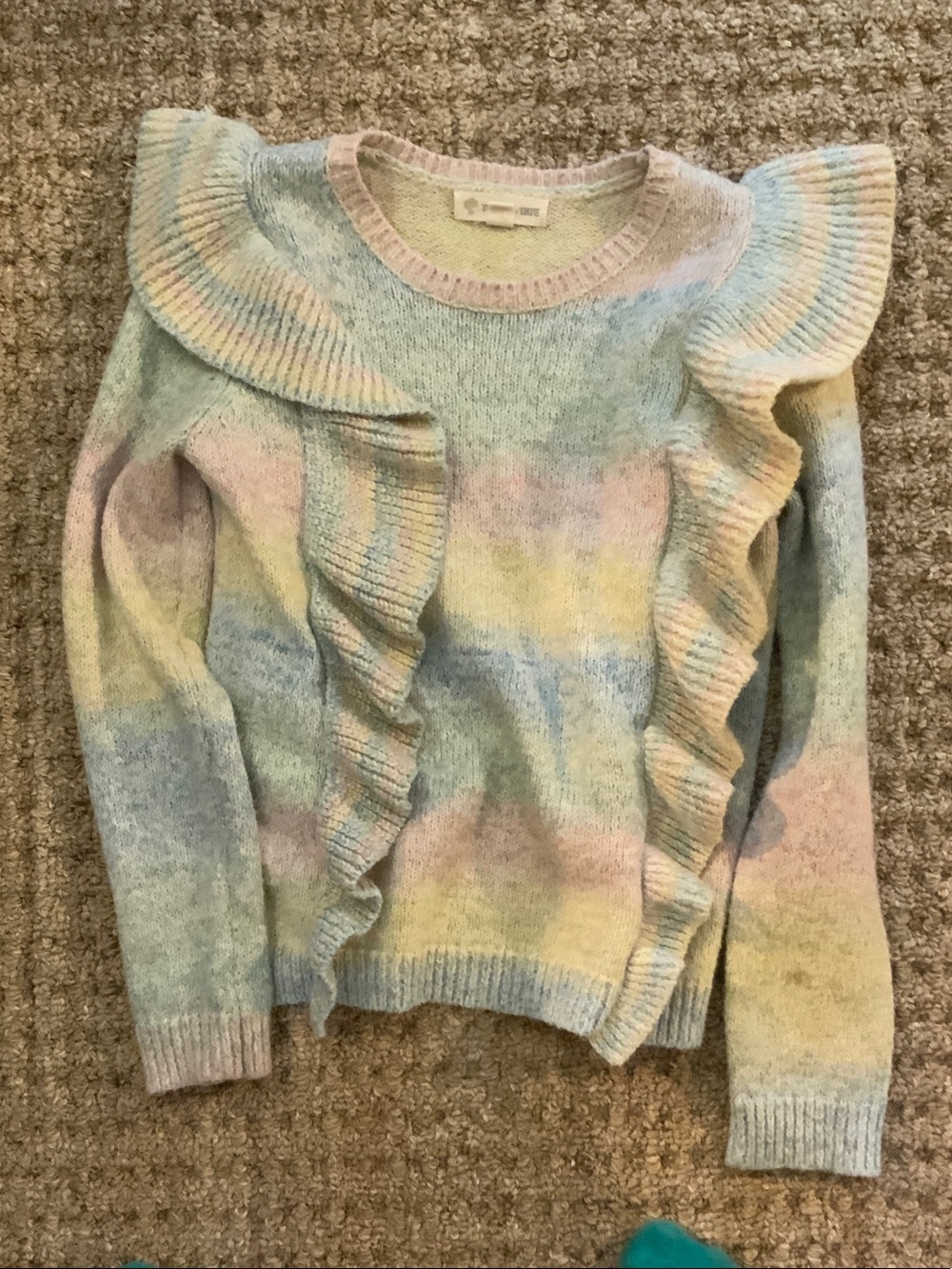 TUCKER & TATE 100% Cotton Multicolor Girls Sweater